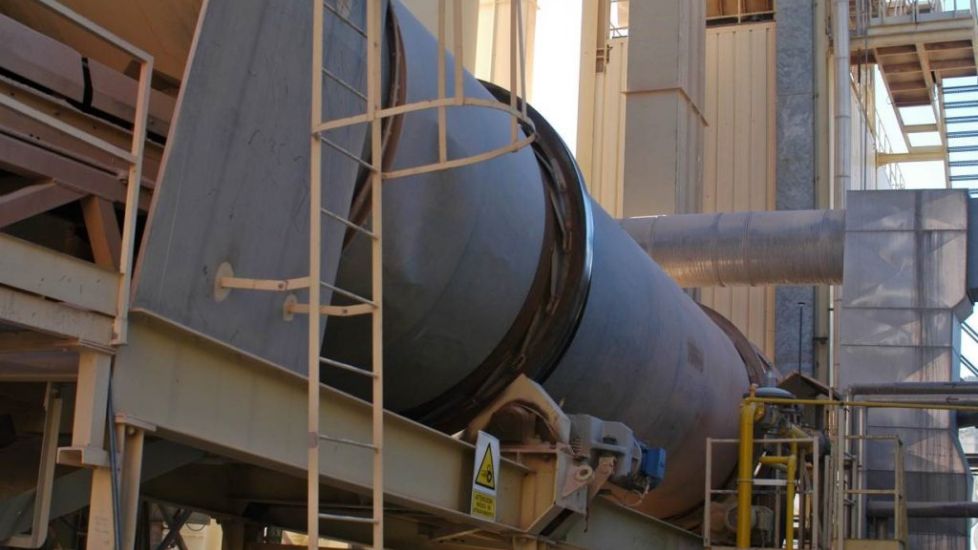 Registros con cámara termográfica en tambor secador planta de asfalto. Equipo de Fabricación Propia