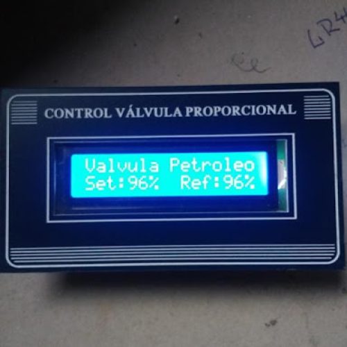 equipo control válvula proporcional